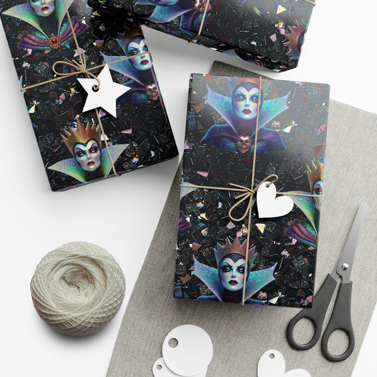 Gift Wrap Paper - Evil Queen Glitter