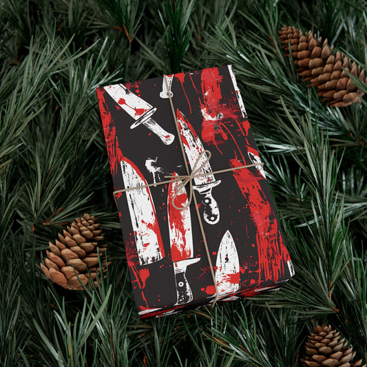 True Crime Cleaver Gift Wrap Paper