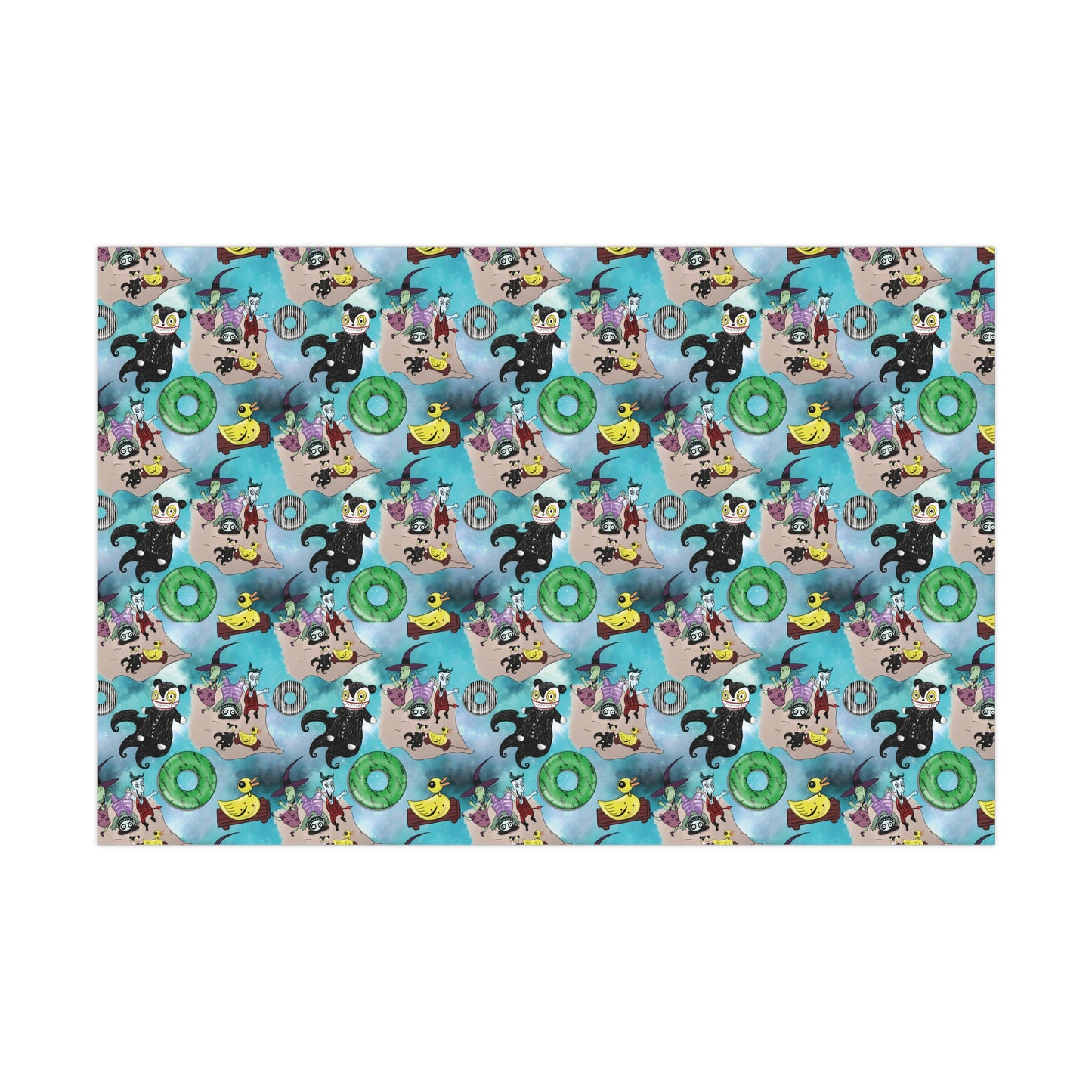 Spooky Play Dates Gift Wrap Paper