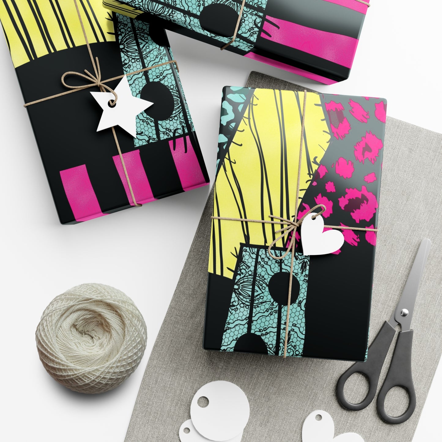 Sally's Patchwork Gift Wrap Paper