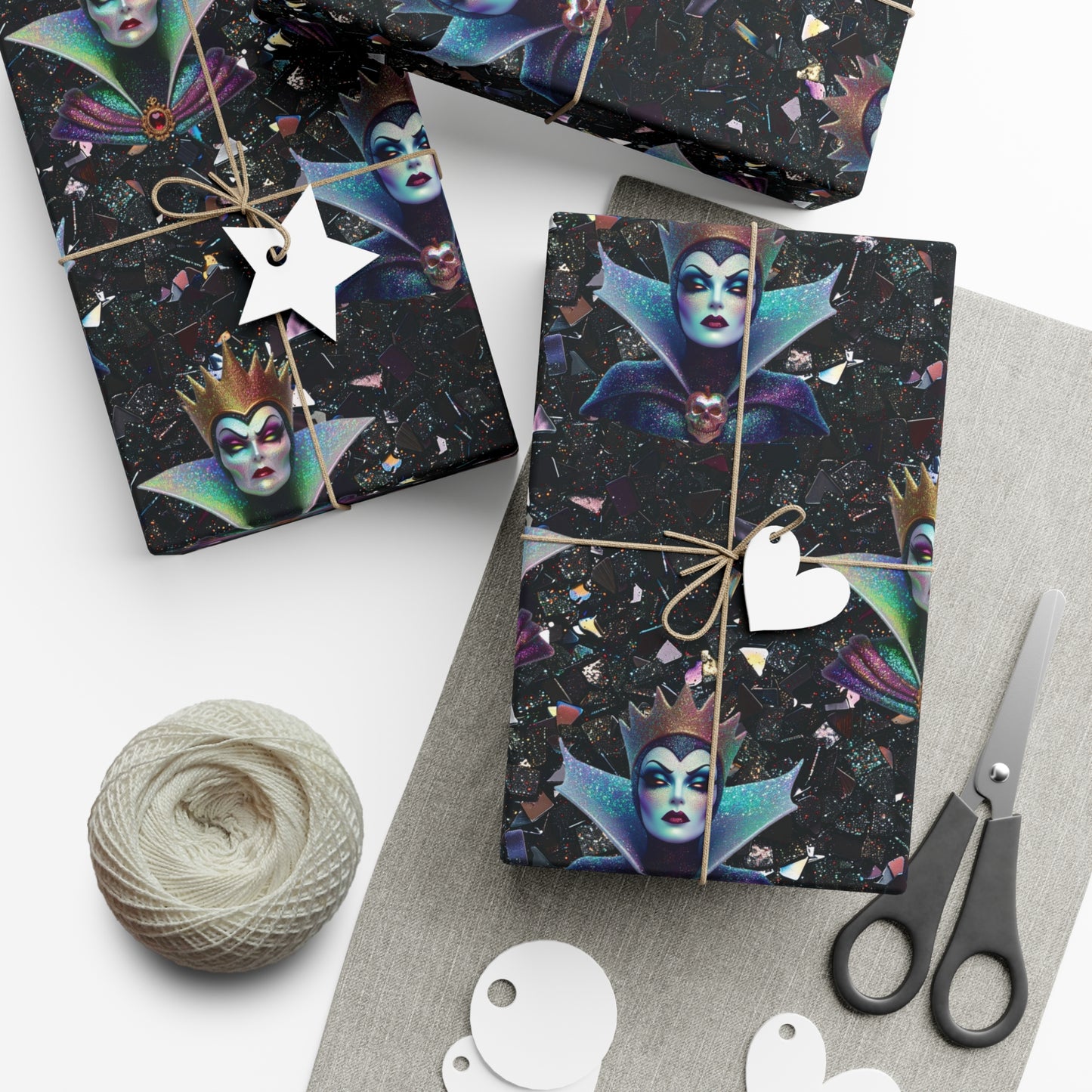 Gift Wrap Paper - Evil Queen Glitter