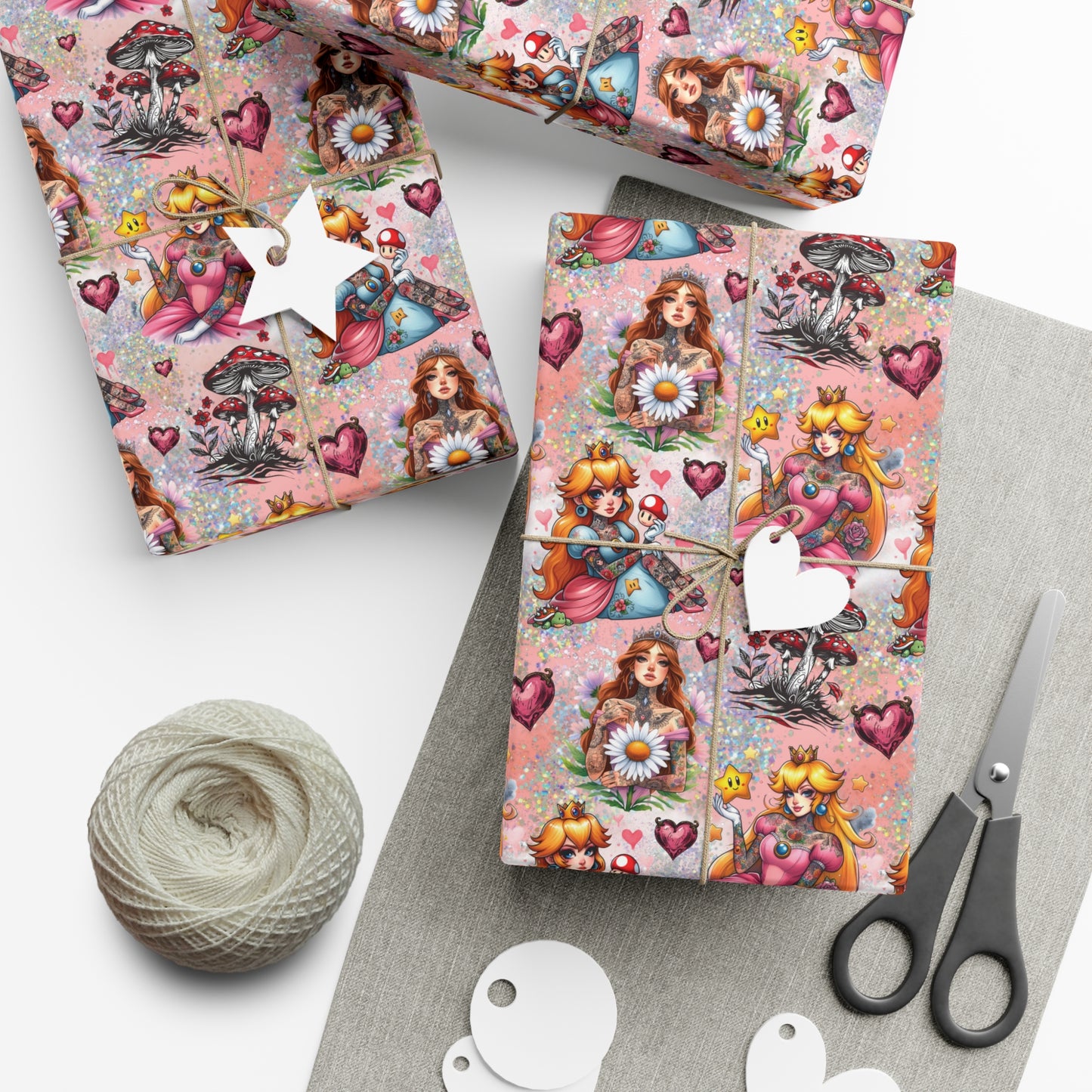 Tattooed Princess Gift Wrap Paper