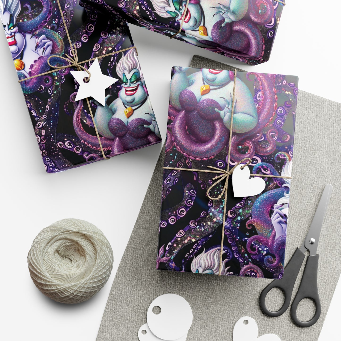 Glitter Ursula Gift Wrap Paper