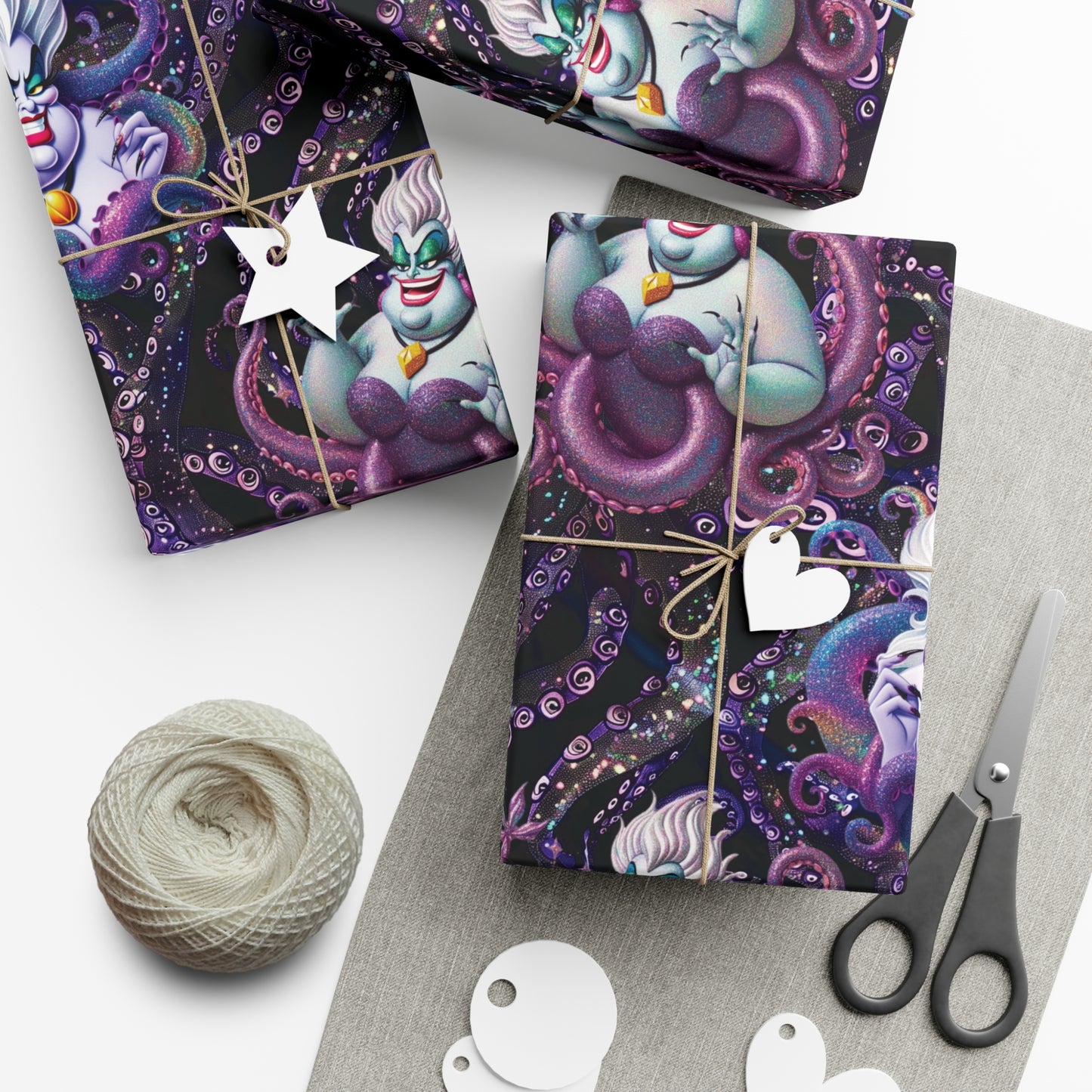 Glitter Ursula Gift Wrap Paper