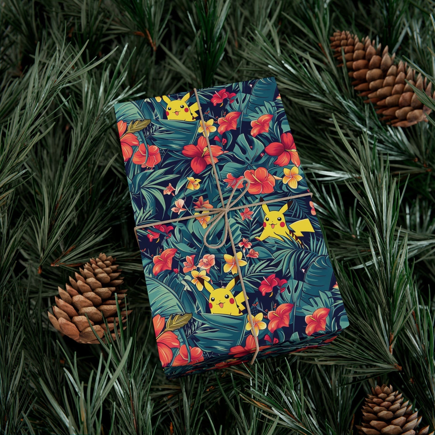 Tropical Pika Gift Wrap Paper