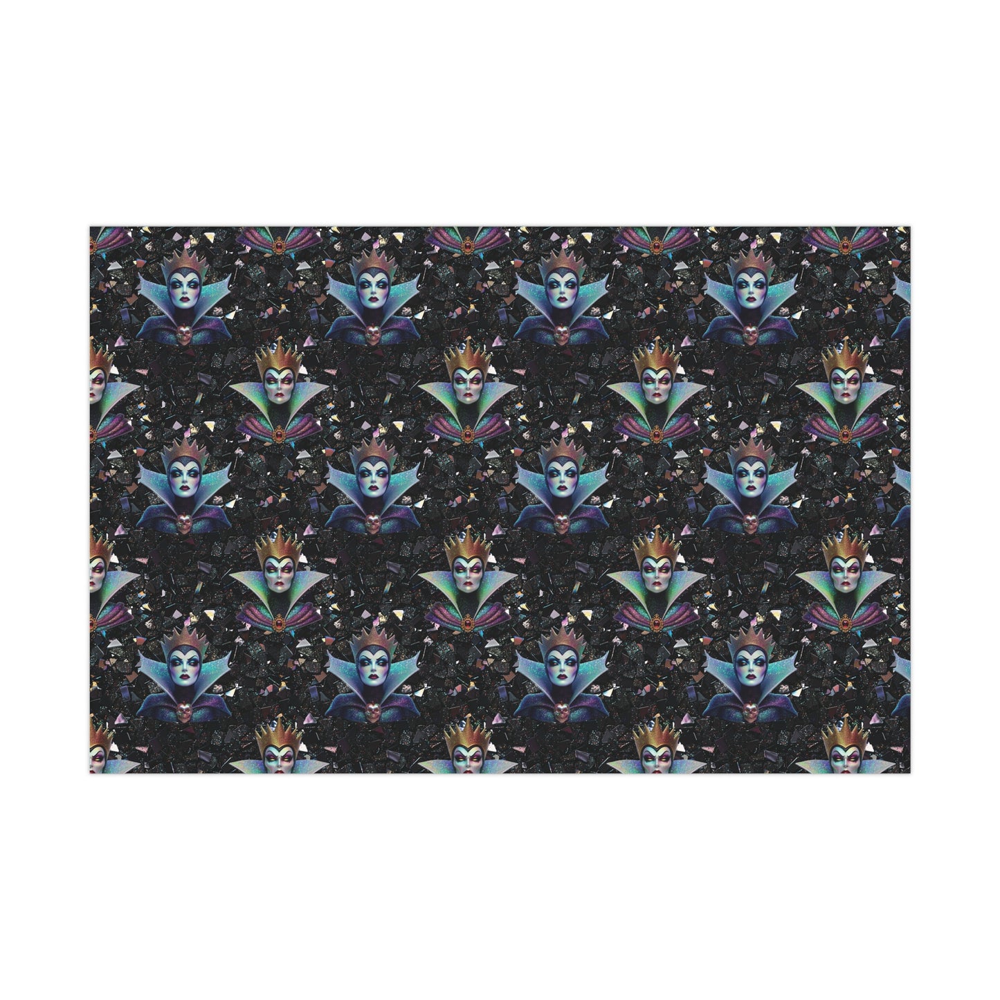 Gift Wrap Paper - Evil Queen Glitter