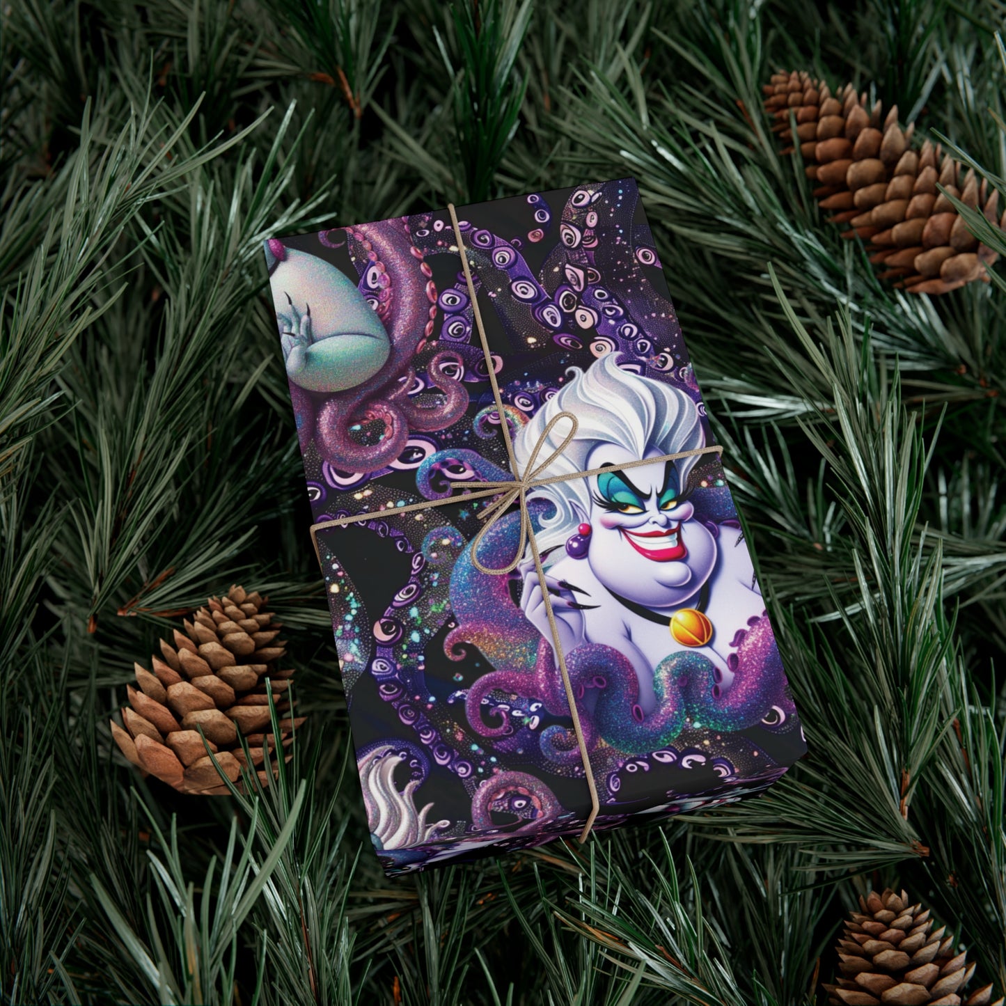 Glitter Ursula Gift Wrap Paper