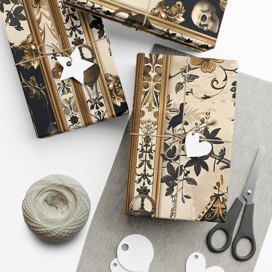 Victorian Goth Gift Wrap Paper