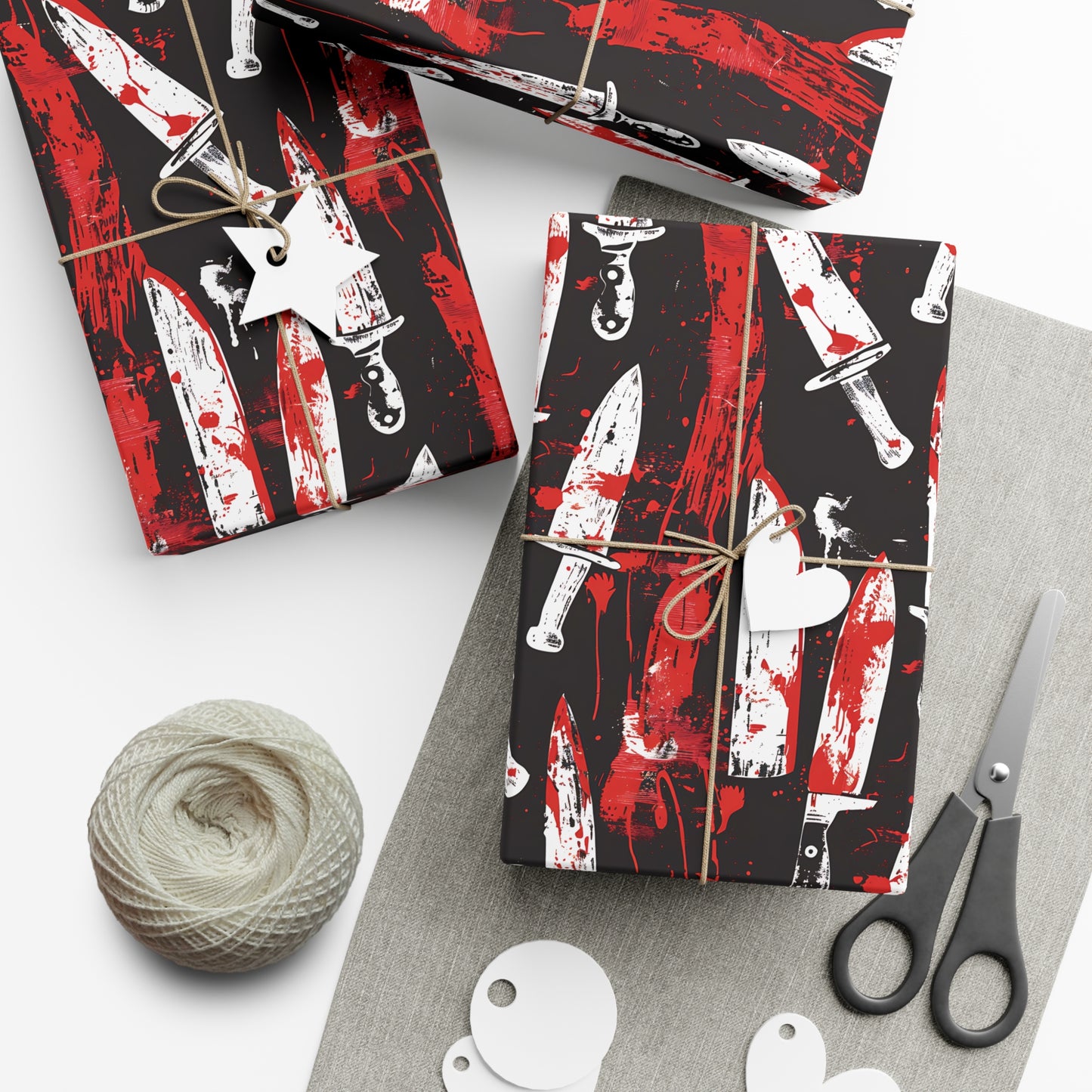 True Crime Cleaver Gift Wrap Paper