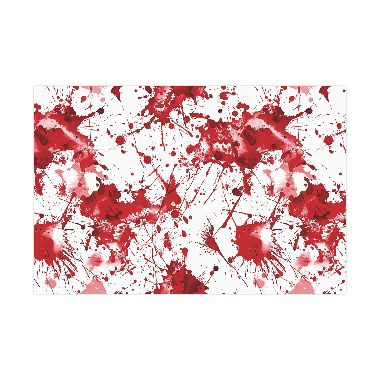 True Crime Splatter Gift Wrap Paper