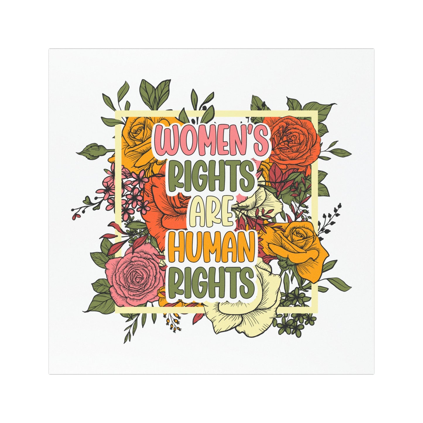 Women's Rights Car Magnet