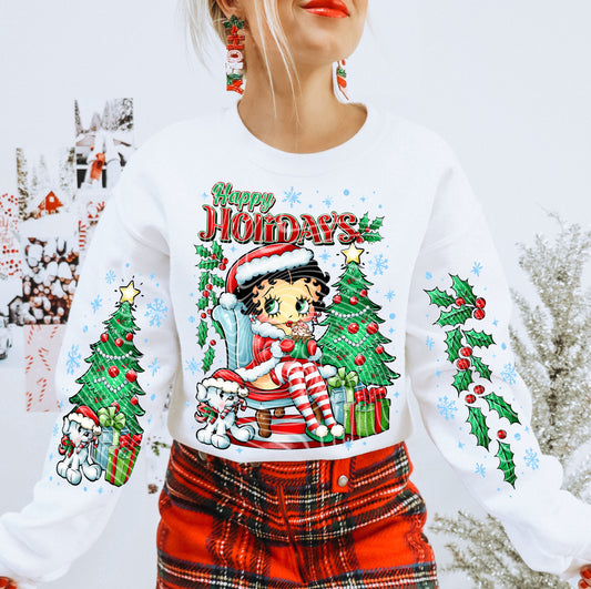 Happy Boop Holidays Sweatshirt